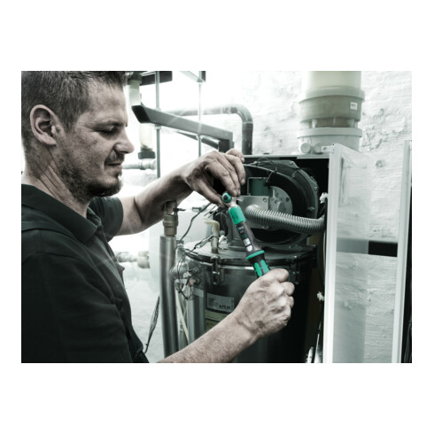 Wera Safe-Torque A 2 draaimomentsleutel met 1/4" zeskantaandrijving, 2-12 Nm