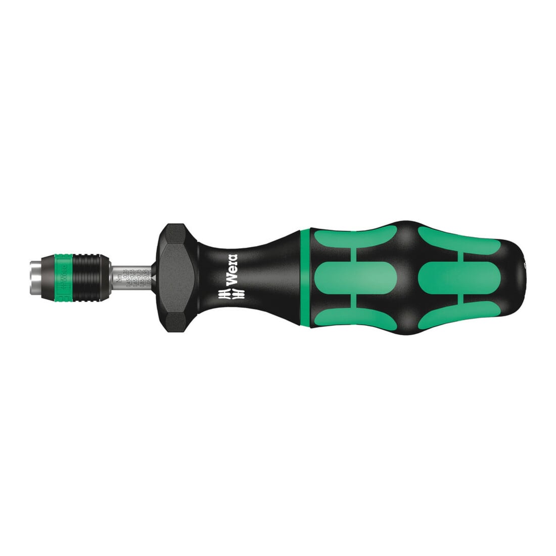 Wera Serie 7400 Kraftform einstellbare Drehmomentschraubendreher (0,1-3,0 Nm) mit Rapidaptor Schnellwechselfutter, art. no. 7430 x 1/4" x 0,10-0,34 N m