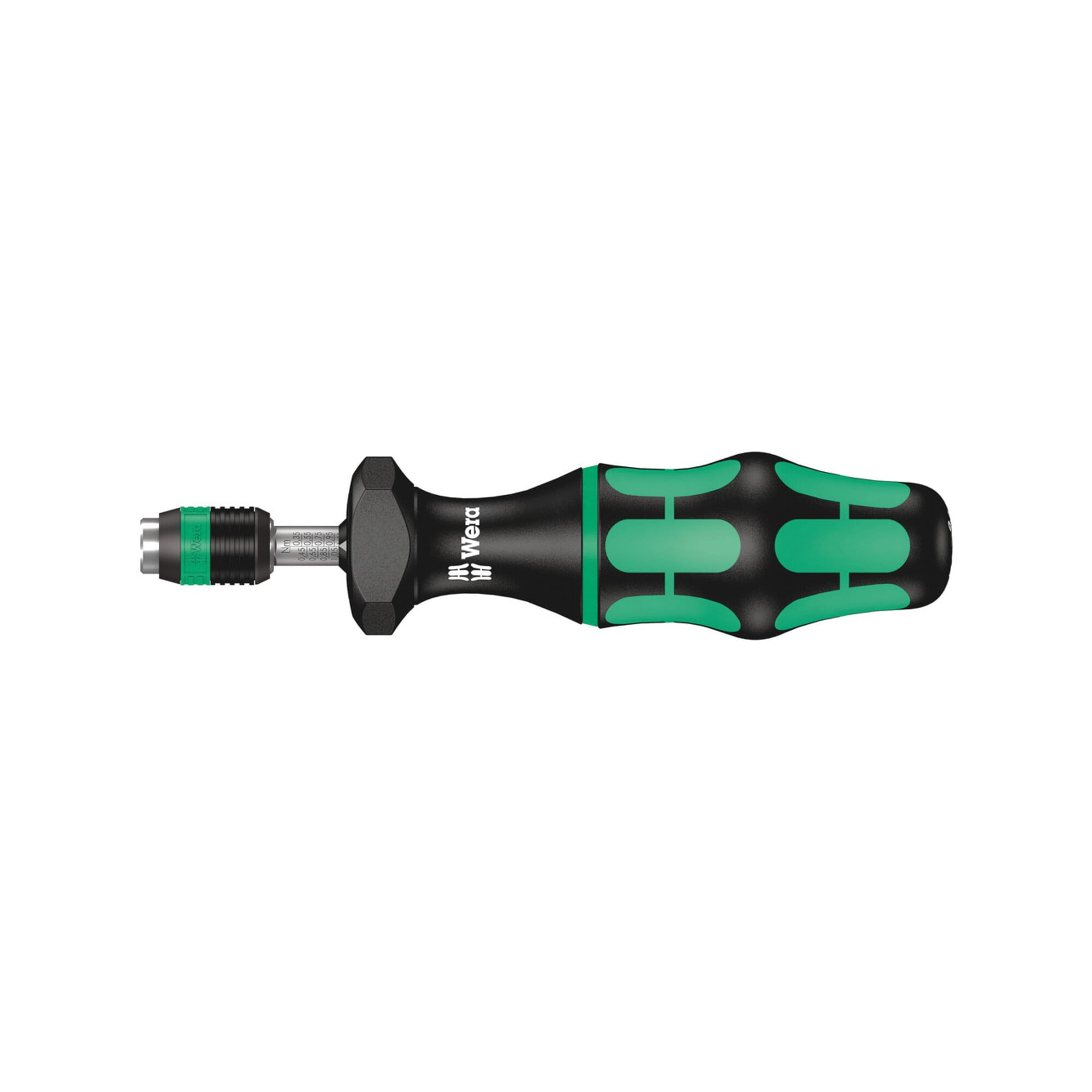 Wera Serie 7400 Kraftform einstellbare Drehmomentschraubendreher (0,1-3,0 Nm) mit Rapidaptor Schnellwechselfutter, art. no. 7441 x 1/4" x 1,2-3,0 N m