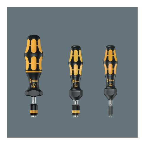 Wera Serie 7400 Kraftform ESD verstelbare momentschroevendraaiers met snelspanboorhouder