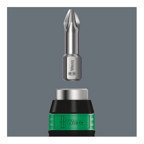 Wera Serie 7400 Kraftform instelbare momentschroevendraaier (0,1-3,0 Nm) met Rapidaptor snelwisselhouder