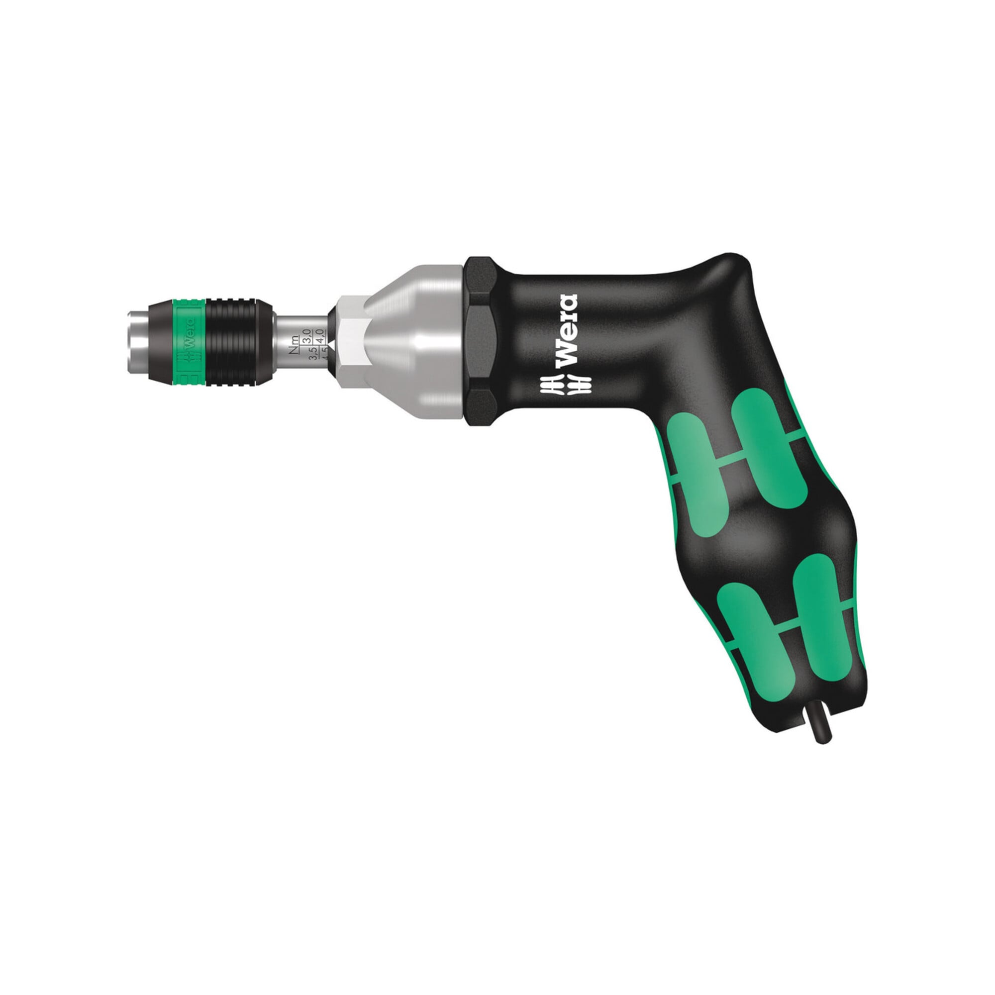 Wera Serie 7400 Kraftform Pistolengriff, einstellbare Drehmomentschraubendreher (3,0-8,8 Nm) mit Rapidaptor Schnellwechselfutter, ,art.no.7443x4,0-8,8