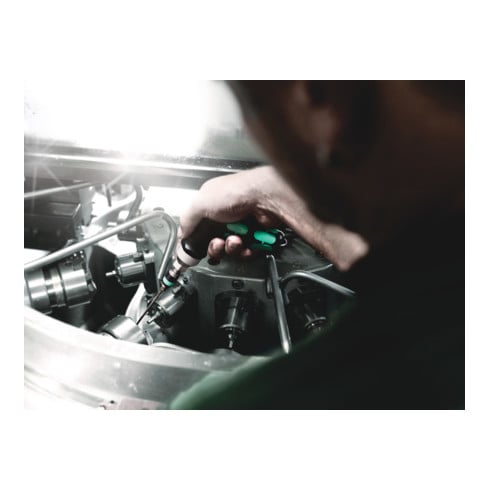 Wera Serie 7400 Kraftform Pistoolgreep instelbare momentschroevendraaier (3,0 - 8,8 Nm) met Rapidaptor snelwisselhouder