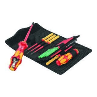 Wera Set de tournevis avec lames interchangeables, Kraftform Kompakt Turbo i 1 Tool Finder, 16 pièces