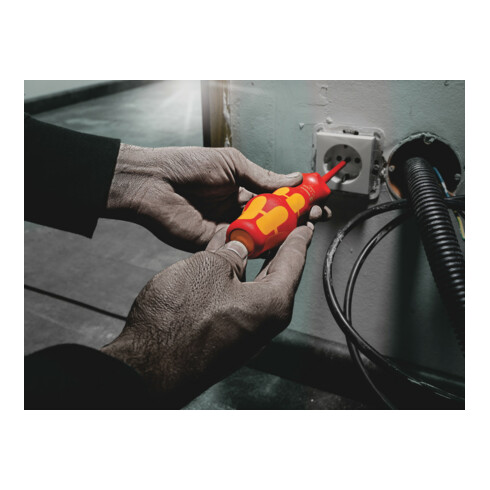 Wera Set de tournevis avec lames interchangeables, Kraftform Kompakt Turbo i 1 Tool Finder, 16 pièces