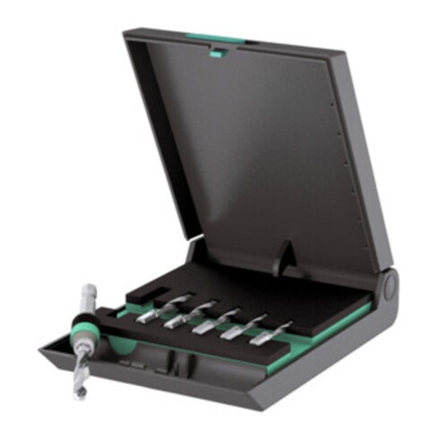Wera Set di bit per maschi a filettare combinati in custodia rigida, 7pz.
