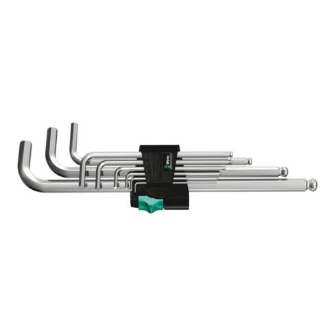 Wera Set di brugole 950 PKL/9 SM N, metriche, telaio cromato