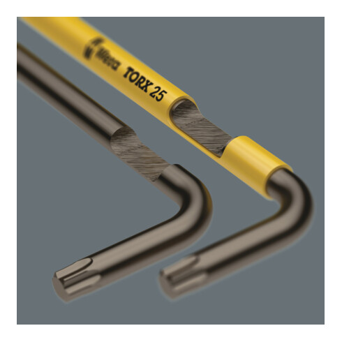 Wera Set di brugole 967/9 TX Multicolour HF 1 con funzione di tenuta, 9pz.