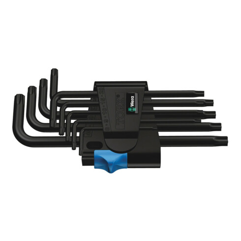 Wera Set di brugole 967 L/9 TX HF con funzione di fermo, BlackLaser