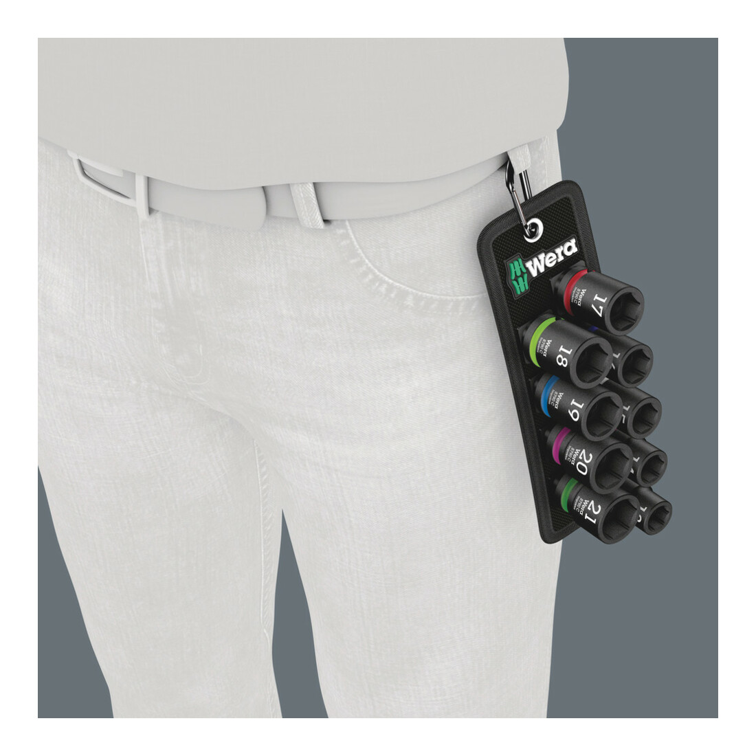 Wera Set di bussole Belt C Impaktor 1, attacco da 1/2", 9pz.