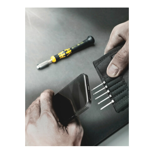 Wera Set di cacciaviti per meccanica/elettronica di precisione, 11pz., PH/Torx/scanalato/esagonale ESD