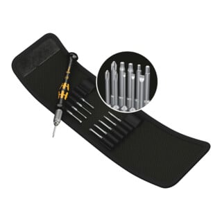 Wera Set di cacciaviti per meccanica/elettronica di precisione, 11pz., PH/TX/scanalato/esagonale ESD