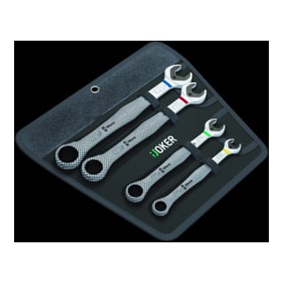 Wera Set di chiavi combinate a cricchetto Werk, 4pz.