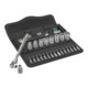 Wera Set di cricchetti in metallo 8100 SA 7 Zyklop, quadro passante, attacco 1/4", metrico, 28pz.-1