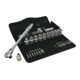 Wera Set di cricchetti in metallo 8100 SC 8 Zyklop, levetta di conversione, attacco 1/2", 28pz., metrico-1