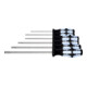 WERA Set di Giravite normalizzati "Stainless" per viti con intaglio, con impugnatura Kraftform, 6pz.-1
