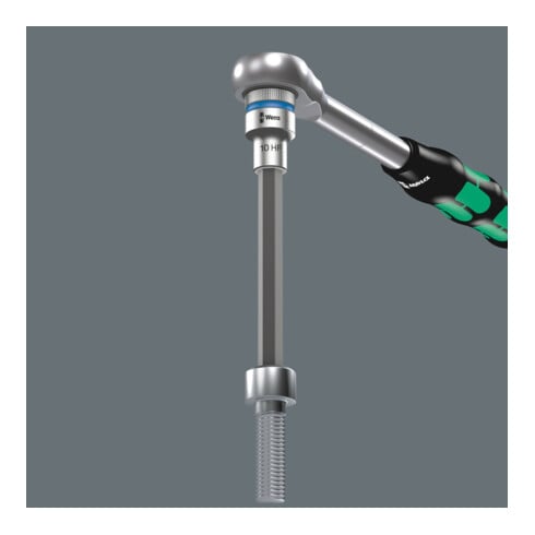 Wera Set di inserti-bussola 8740 C HF 2 Zyklop esagono incassato, con funzione di fermo, 6pz.