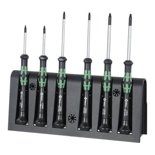 WERA Set Giravite per elettronica per viti TX Kraftform Micro, 6pz.