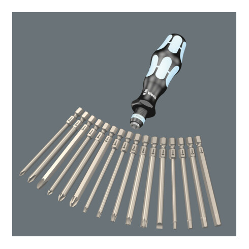 Wera Set Kraftform Kompakt 60, acciaio inox, 17pz.