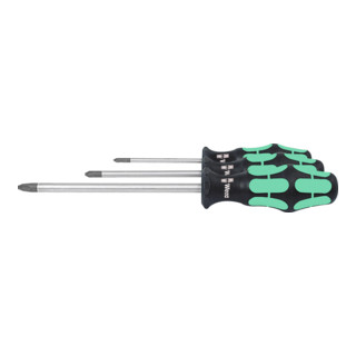 Wera Set schroevendraaiers voor Pozidriv, Aantal schroevendraaiers: 3