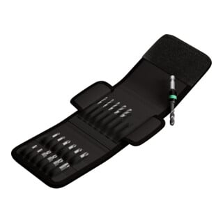 Wera spiraalboor assortiment bits in vouwtas, 19-delig