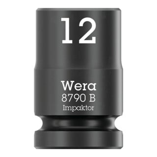 Wera Steckschlüsseleinsatz 8790 B Impaktor mit 3/8"-Antrieb, 12 x 30 mm