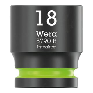 Wera Steckschlüsseleinsatz 8790 B Impaktor mit 3/8"-Antrieb, 18 x 30 mm