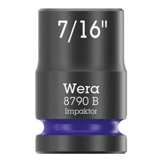 Wera Steckschlüsseleinsatz 8790 B Impaktor mit 3/8"-Antrieb, 7/16" x 30 mm