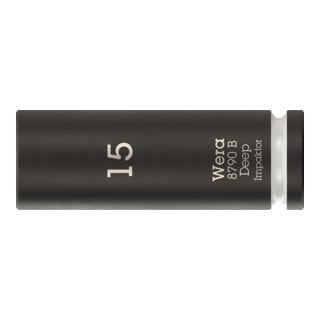 Wera Steckschlüsseleinsatz lang 3/8" 15mm Kraft-