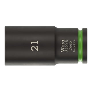 Wera Steckschlüsseleinsatz lang 3/8" 21mm Kraft-