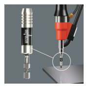Wera Supporto Impaktor 897/4 IMP con anello elastico e magnete, 1/4"x75mm-2