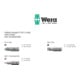 Wera Tournevis à embouts Bit-Magazinschrauber KK 27 RA 2, 6 pièces