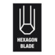 WERA Tournevis hexagonale à tête sphérique avec manche Kraftform 1,5 mm