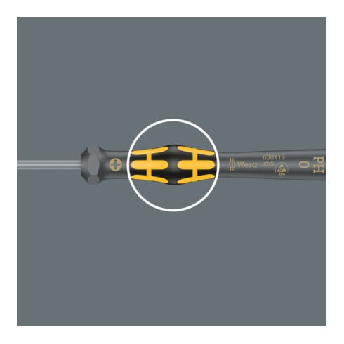 Wera 1578 A Tournevis à micro-fente Kraftform Micro Slotted Screwdriver