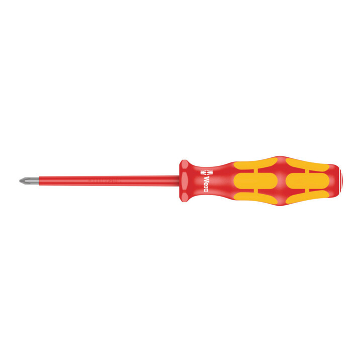 WERA Tournevis pour vis Phillips, avec manche Kraftform 100% isolé 0