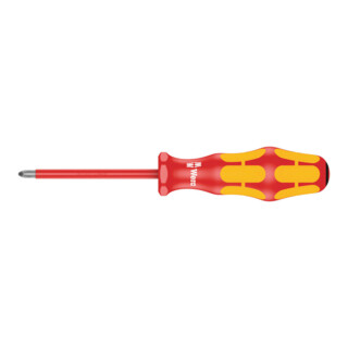 WERA Tournevis pour vis Pozidriv, avec manche Kraftform 100% isolé 1
