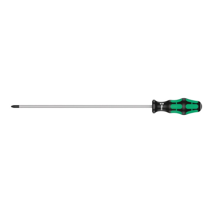 WERA Tournevis pour vis Pozidriv long avec manche Kraftform 2/300 mm