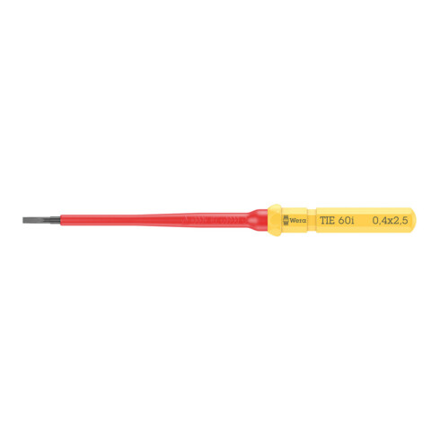 Wera VDE Lame interchangeable pour vis fendue, Kraftform Kompakt VDE 60 i Take it easy, 0,4 x 2,5 x 157 mm