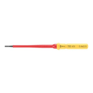 Wera VDE Lame interchangeable pour vis fendue, Kraftform Kompakt VDE 60 i Take it easy, 0,4 x 2,5 x 157 mm