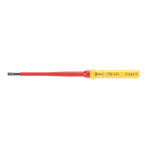 Wera VDE Lame interchangeable pour vis fendue, Kraftform Kompakt VDE 60 i Take it easy, 0,6 x 3,5 x 157 mm