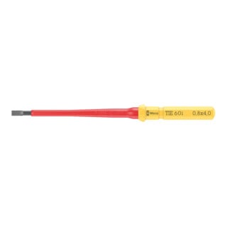 Wera VDE Lame interchangeable pour vis fente, Kraftform Kompakt VDE 60 i Take it easy, 0,8 x 4 x 157 mm