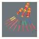 Wera VDE Lame interchangeable pour vis fente, Kraftform Kompakt VDE 60 i Take it easy, 0,8 x 4 x 157 mm-4