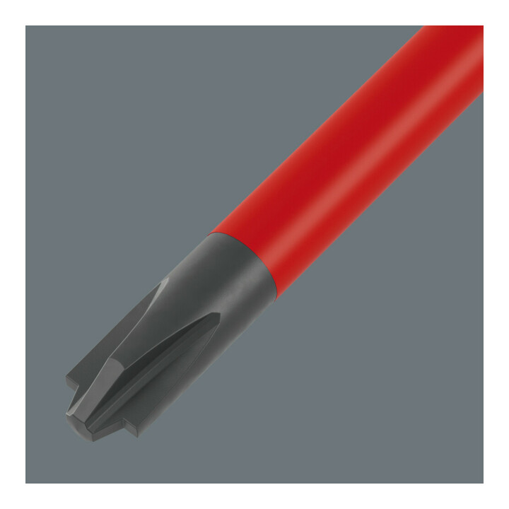 Wera VDE Lame interchangeable pour vis PlusMinus, Kraftform Kompakt VDE 62 iS PH/S Take it easy, n° 2 x 157 mm