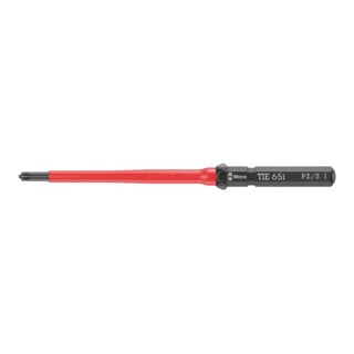 Wera VDE Lame interchangeable pour vis PlusMinus, Kraftform Kompakt VDE 65 i PZ/S Take it easy, # 1 x 157 mm
