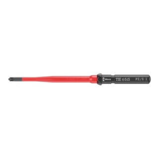 Wera VDE Lame interchangeable pour vis PlusMinus, Kraftform Kompakt VDE 65 iS PZ/S Take it easy, # 1 x 157 mm
