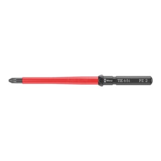 Wera VDE Lame interchangeable pour vis Pozidriv, Kraftform Kompakt VDE 65 i Take it easy, PZ 2 x 157 mm