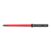 Wera VDE Lame interchangeable pour vis Pozidriv, Kraftform Kompakt VDE 65 i Take it easy, PZ 2 x 157 mm