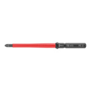 Wera VDE Lame interchangeable pour vis Pozidriv, Kraftform Kompakt VDE 65 i Take it easy, PZ 2 x 157 mm