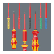Wera VDE Lame interchangeable pour vis Pozidriv, Kraftform Kompakt VDE 65 i Take it easy, PZ 2 x 157 mm-5