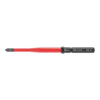 Wera VDE Lame interchangeable pour vis Pozidriv, Kraftform Kompakt VDE 65 iS Take it easy, PZ 2 x 157 mm